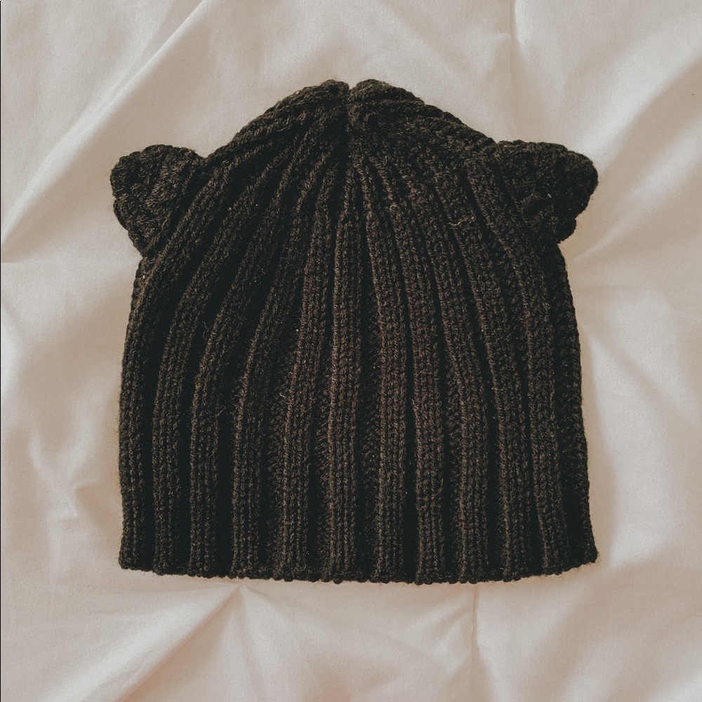 aeropostale x bethany mota black beanie